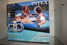 INTEX River Run 2 Lounge Float With Cooler 2 Person Float Tube 58837AY NIB
