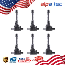 6 Ignition Coil Pack UF617 For Infiniti G37 M37 Q50 Q60 Q70 Nissan 370Z 3.7L V6