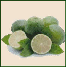 Limes Counted Cross Stitch Chart No.41-108