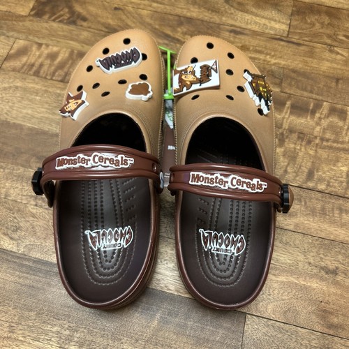 Crocs x General Mills Count Chocula Clogs Mokka Herren 11 Damen 13 Brandneu - Bild 4 von 8
