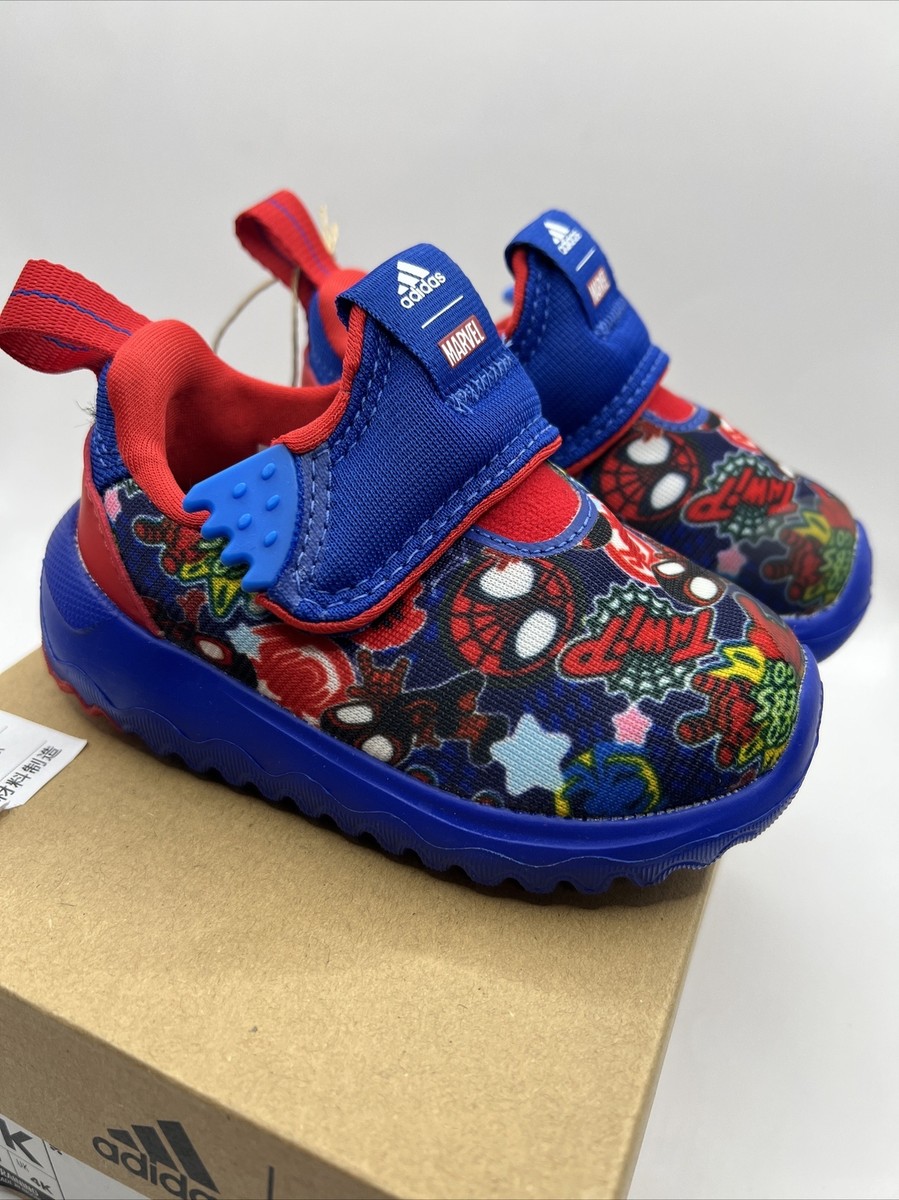 ADIDAS Suru 365 Spider-Man I Slip-on Blue Red GY9098 Toddler