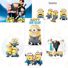 CIALDE PER TORTA CAKE CUPCAKE MINIONS CATTIVISSIMO ME OSTIA A4 TONDA BISCOTTI