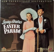 EASTER PARADE: Fred Astaire, Judy Garland  Laserdisc, MGM, 1948 Musical
