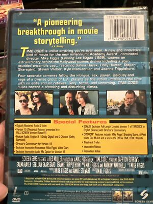 Timecode (DVD, 2000, Special Edition) for sale online | eBay