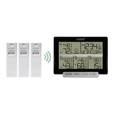 308-1412-3TX La Crosse Technology Weather Station with 3 TX141TH-BCH Sensors