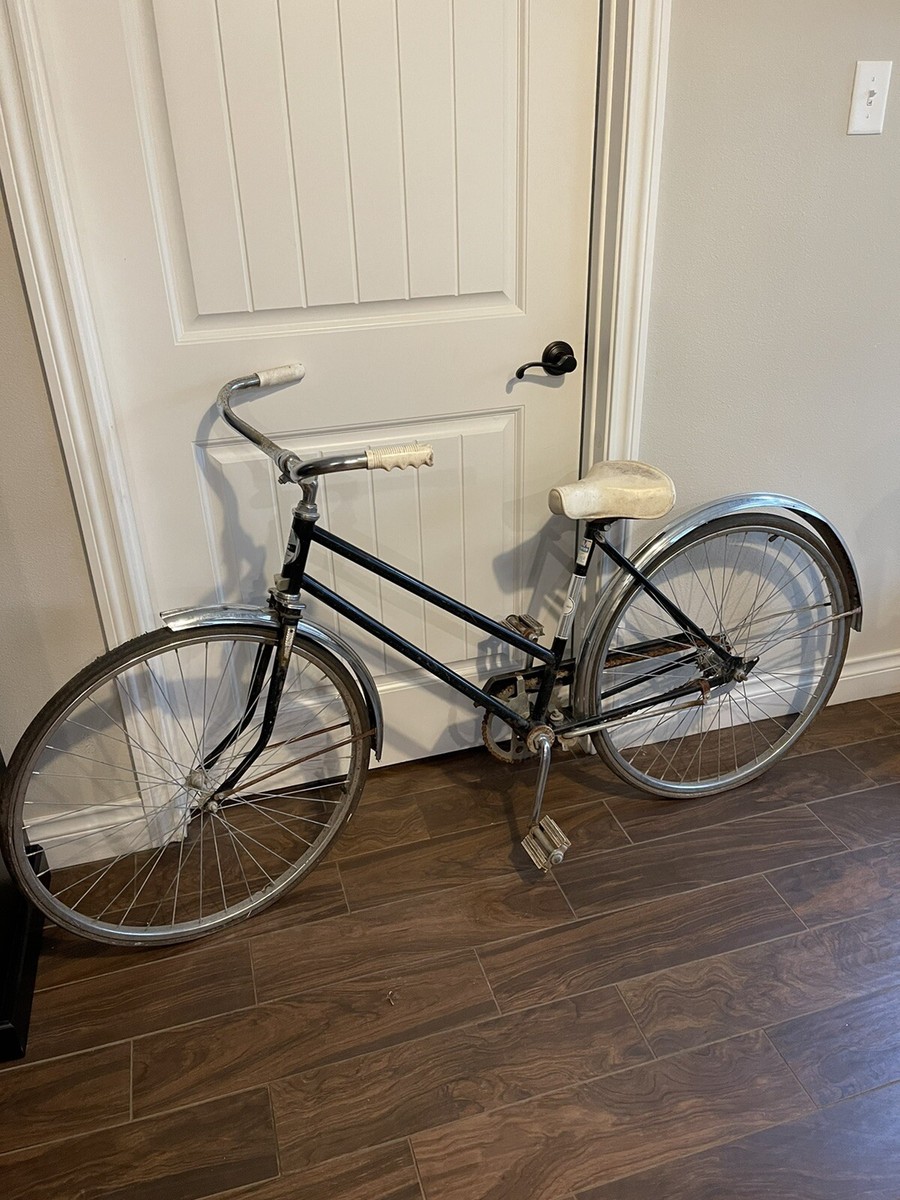 ホーソン　ビーチクルーザー Hawthorne Montgomery Ward VTG HAWTHORNE MONTGOMERY WARD BICYCLE PRE-WAR BLUE ROCKET