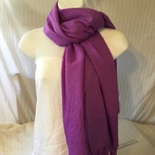 Purple Lavender,Lilac 60 inches x 36 Scarf Wrap with Tassels