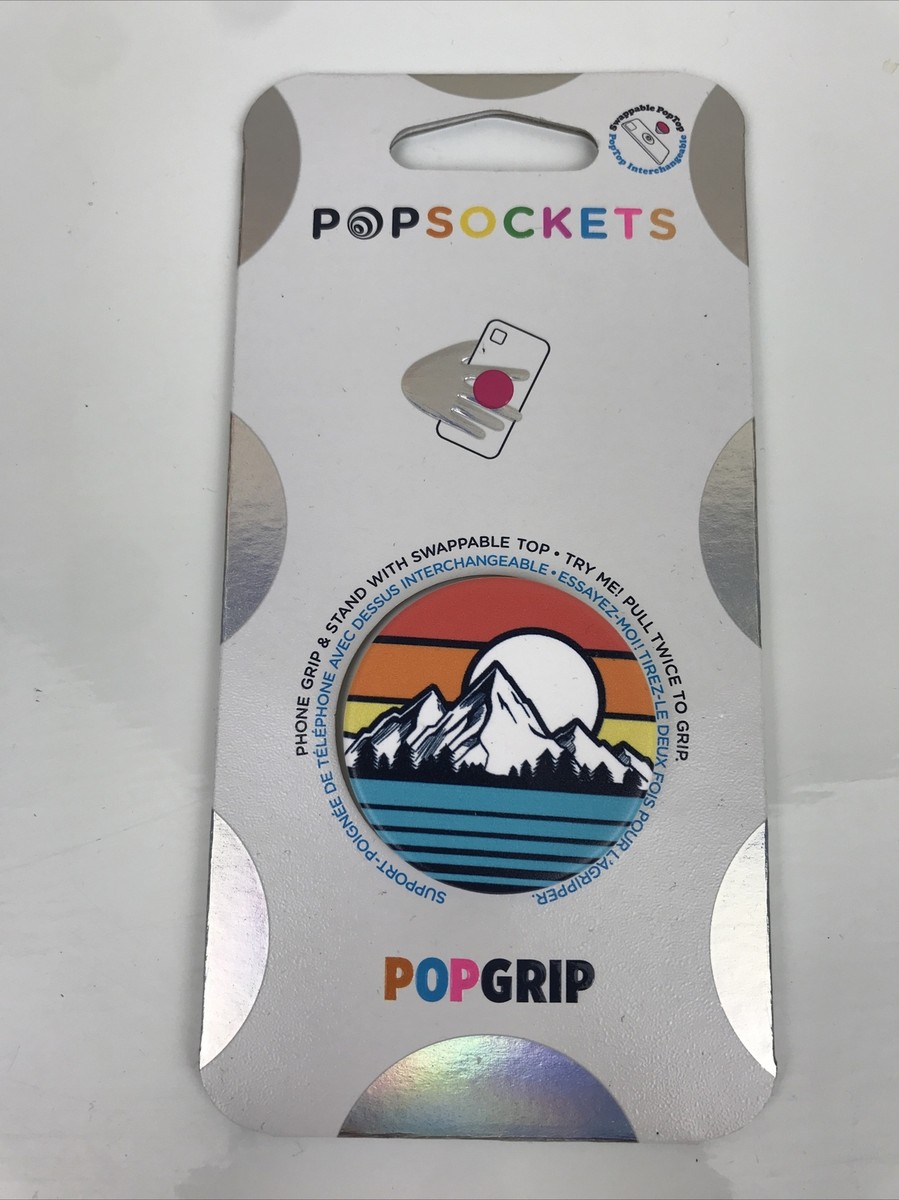 PopSocket PopGrip Cell Phone Grip Stand Sunset Peaks