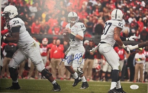 Penn State Nittany Lions Christian Hackenburg signiert 11x17 mit JSA COA 1