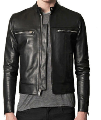 ☆Giacca Giubbotto Uomo in di PELLE 100% Men Leather Jacket Veste