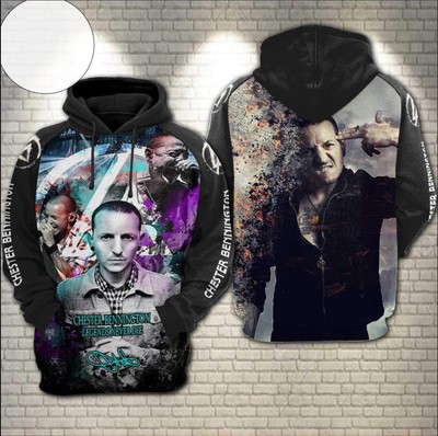 3d hoodie  Chester Bennington Legends Never Die Hoodie  shirt US size
