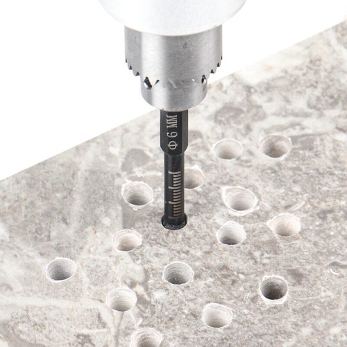 6 mm punte da trapano diamantato secco per taglierina per piastrelle di porcellana granito foro ceramica - Foto 11 di 12
