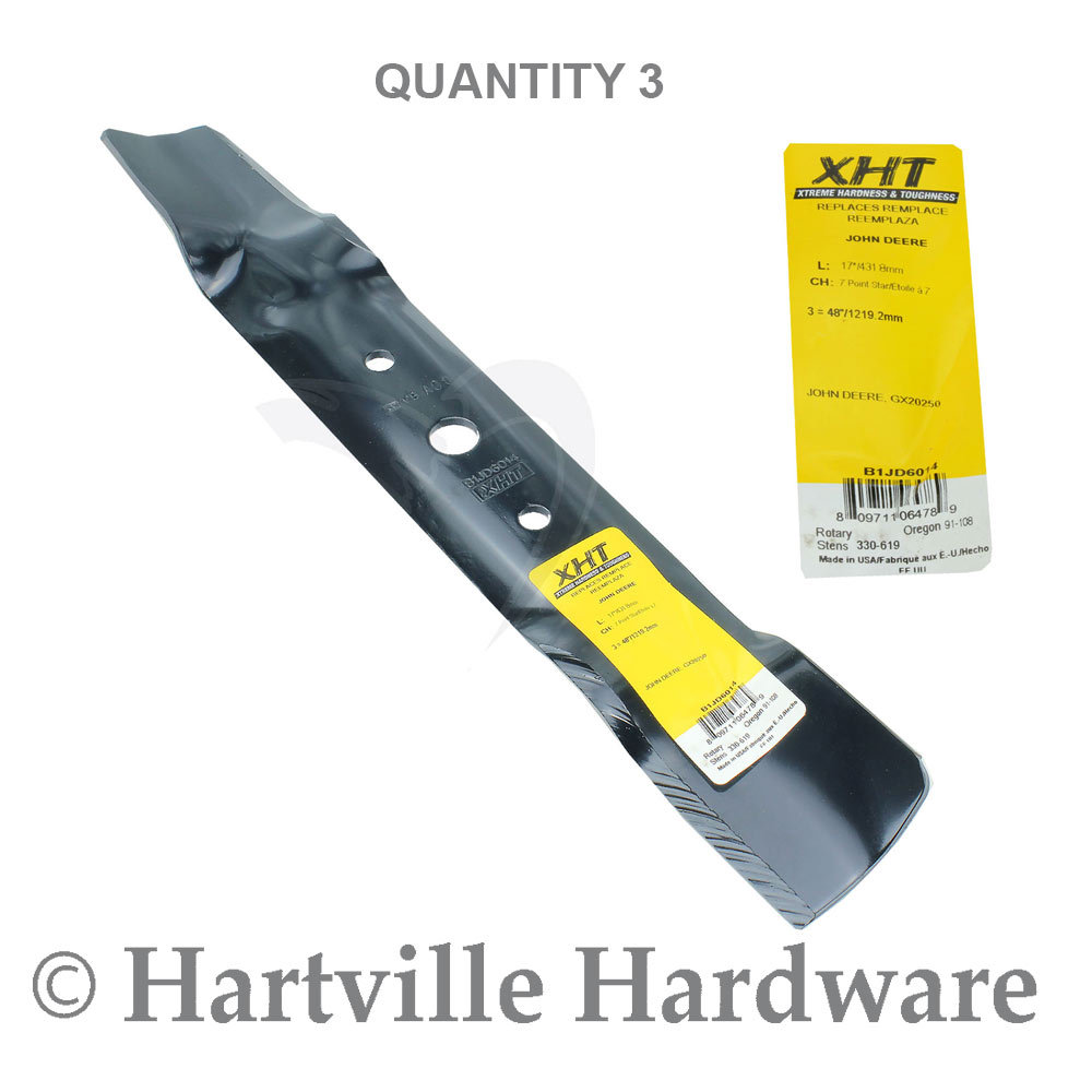 Sunbelt B1JD6014 17" Xht Mower Blades - Set of 3