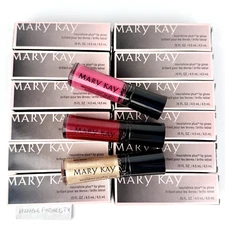 Mary Kay NouriShine Plus Lipgloss - PICK YOUR COLOR! - New in Box Black Top Tube