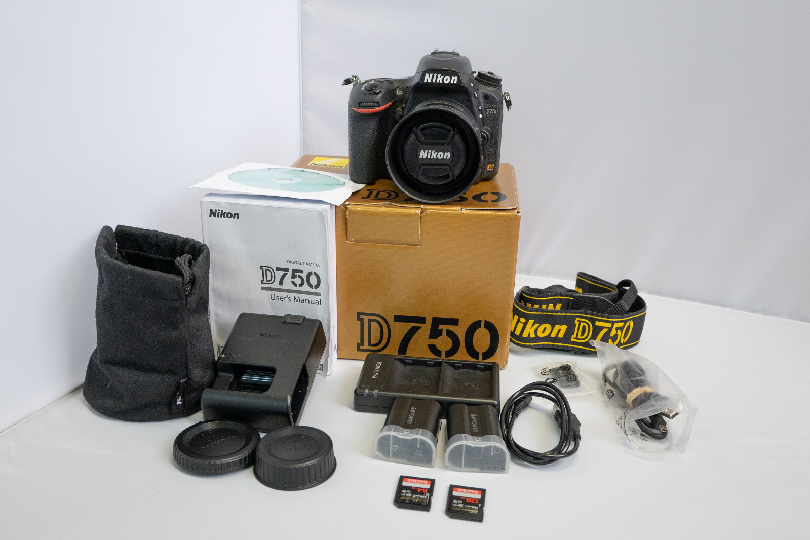 Nikon D750 with 35mm Lens 43k shutter count eBay
