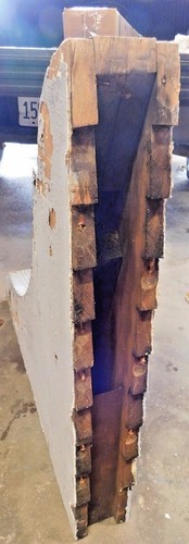 1800's Wooden CORBELS / BRACKETS Very Large Beaded Design VICTORIAN Style ORNATE - Picture 12 of 12
