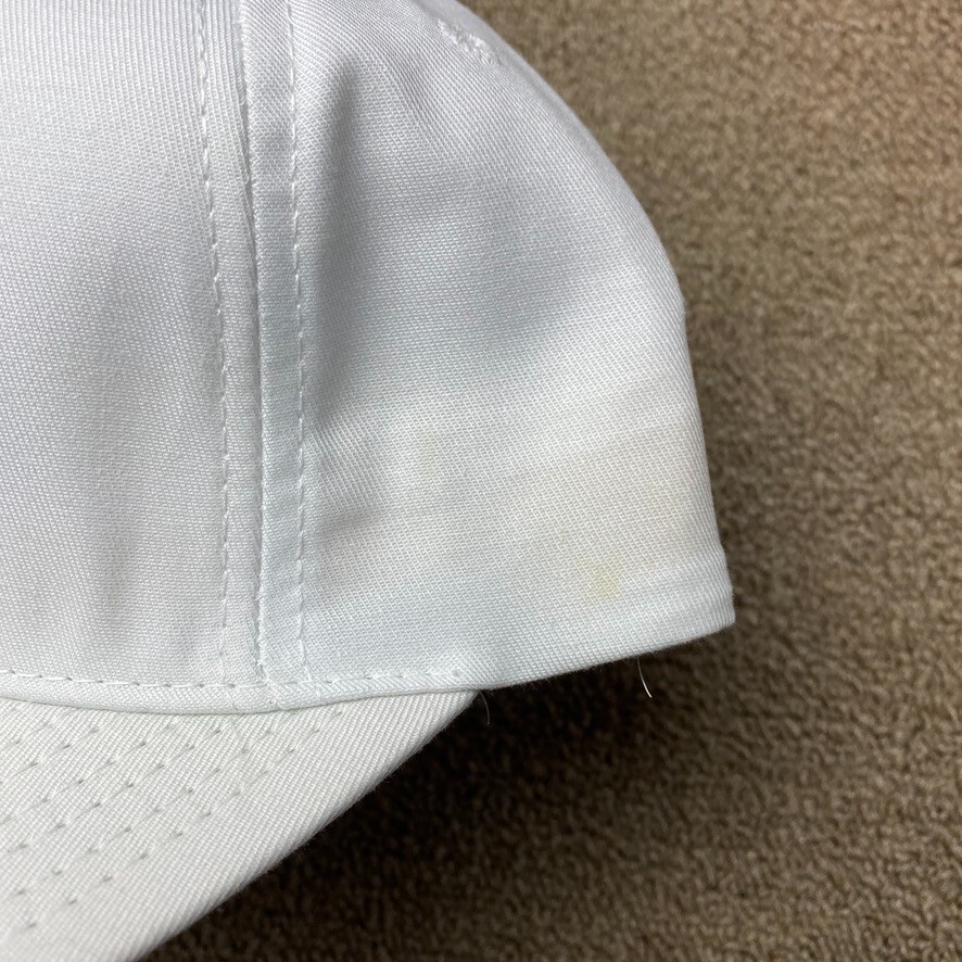The Game Logo Hat Snapback Cap White Plain Logo Glued Tag big logo