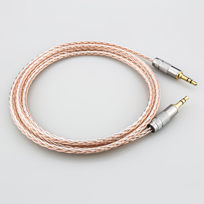 7N OCC Braided Audio Cord Gold Plated Plug AUX Cable 3.5mm Stereo Male to Male