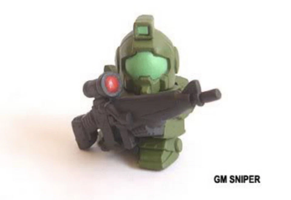 Figura BANDAI Gashapon SD GUNDAM FRANCOTIRADOR GM a todo color (Reconstruir+Repintado) Foto 4 de 4