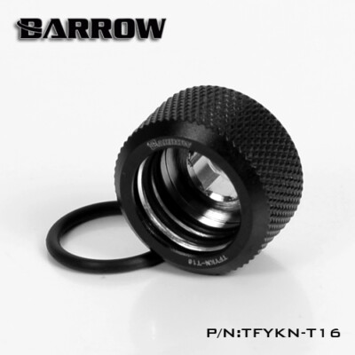 Barrow ''Choice'' Hartrohr Klemmverschraubung für 16 mm Schläuche - schwarz - 268