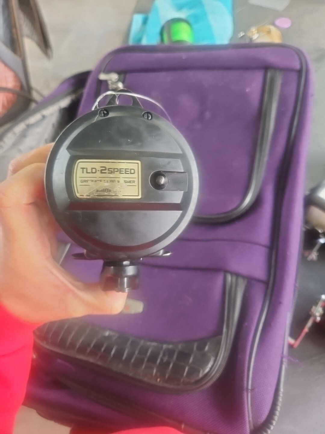 Shimano TLD20IIA 2-Speed Fishing Reel NICE USED WITH 100 LB BRAID AND 80 LB MONO