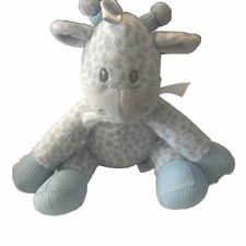 Excellent Used Condition Plush stuffed Blue   Giraffe. low noise Rattle.