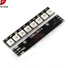 Black 8-Bit WS2812 5050 RGB LED Lamp Panel Board Rainbow LED Precise for Arduino