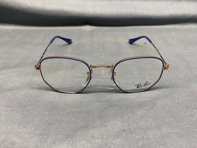 Ray-Ban Junior RB9541V Blue Eyeglass Frames Blue/Gold with Case NEW!