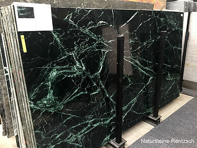 schwarze Marmorplatte Natursteinplatte grün geadert f. Fensterbank