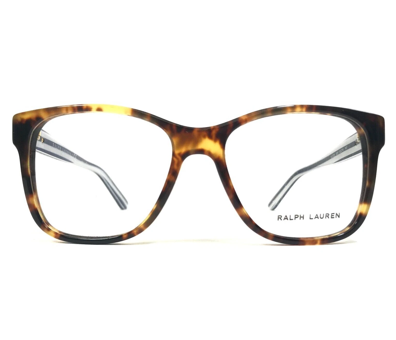 Ralph Lauren Eyeglasses Frames RL6120 5351 Blue White Brown Tortoise 52 16 140