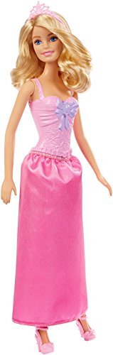 Mattel Barbie - Princess Doll Blonde Doll Pink Dress (DMM07)-image