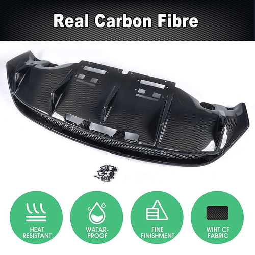 Difusor trasero de carbono para Audi R8 V8 V10 10-15 difusor alerón faldón trasero - Imagen 6 de 12
