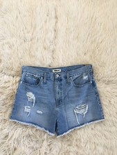 New MADEWELL The perfect jean short in langdon wash Blue G5408 Sz 31 SU'17