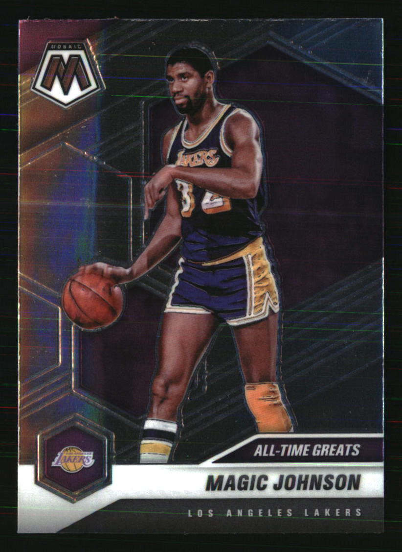 Magic Johnson 2020-21 Panini Mosaic #288 BASKETBALL Card