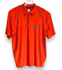 Nike Golf Dri Fit Florida Gators Orange Short Sleeve Polo Shirt Men  s Size XL