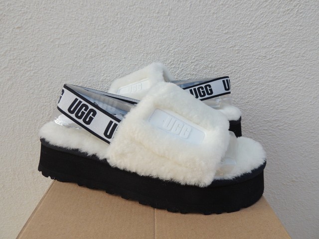 ugg disco slide white