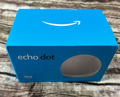 Amazon Echo Dot 4th Generation Smart Speaker Alexa Glacier White New - Open Box