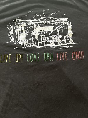 Next Level Live Up Love Up Live On Aquila BMI T Shirt Men's XL Black White