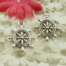 Free Ship 60 pcs Antique silver anchor charms 22x18mm H-4863