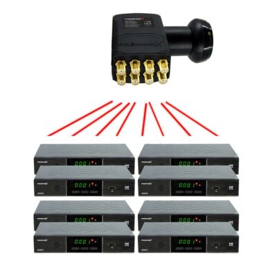 Convertirore LNB Singolo Universal 7475 Offset HA/VA/HB/VB G58db Televes - Foto 8