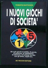 I NUOVI GIOCHI DI SOCIETA' MARTIGNON ROBERTA DE VECCHI 1995  BROSSURA