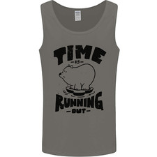 Time Running Out Climate Change Mens Vest Tank Top