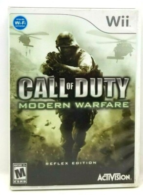 Call of Duty Modern Warfare (2009 Wii Video Game) Complete With Manual (M7)