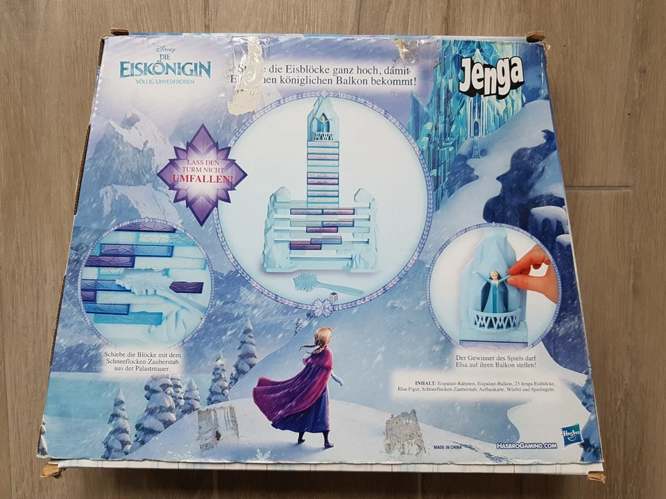 Jenga, Frozen Die Eiskönigin, Völlig unverfroren, Elsas Turm, Hasbro, 6+, Disney - Bild 3 von 4