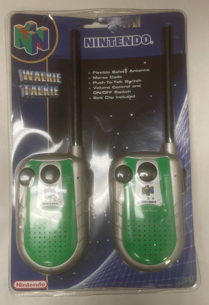 Sakar - Nintendo 64 Walkie Talkies - New In Box - 1998 Original