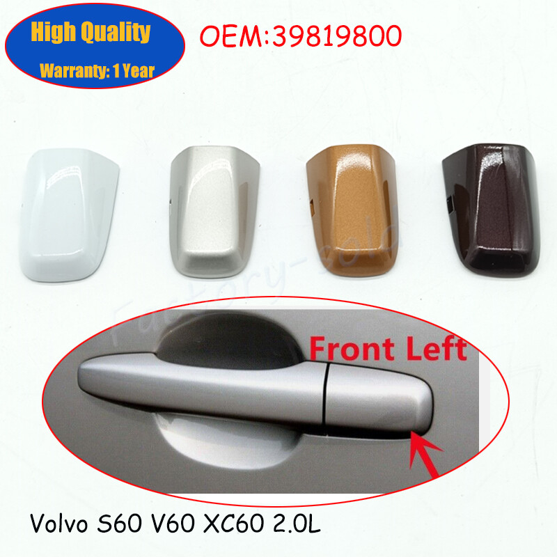 1Pc Front Left Door Handle Cover Keyhole Trim Cap For Volvo XC60