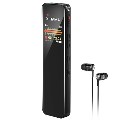 64GB Digital Voice Recorder with Playback, A-B Repeat, Variable Speed Play, V...