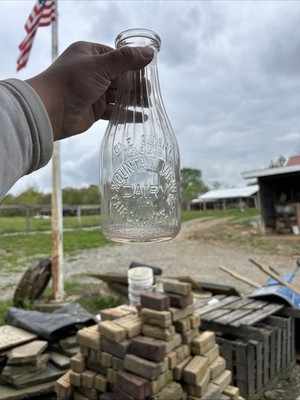 TREQ Mountain View Dairy Fairchance Pa. Fayette Milk Bottle