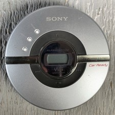 VTG Sony Walkman CD Player D-EJ106CK Silver FOR PARTS / REPAIR 
