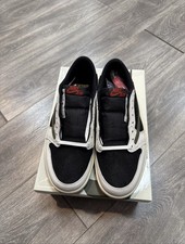 Size 5.5 - Travis Scott x Air Jordan 1 OG SP Low Black Olive